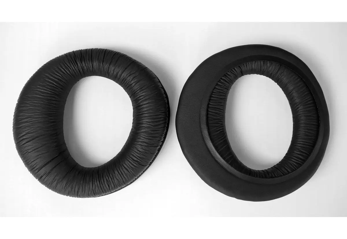 Maintenance Earpads Leather Repair Parts for Sony MDR-XD200 MDRXD200 Headphones (Black Ear Pads)