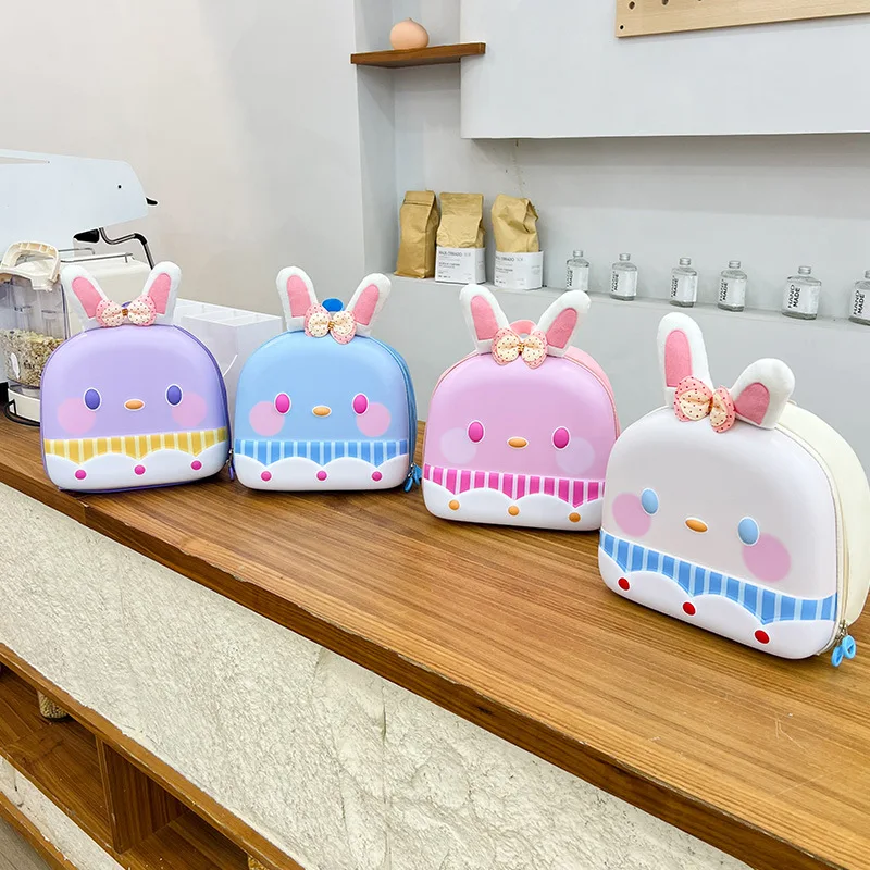 Girls Backpack Cute Rabbit Kindergarten School Bag Fashion Cartoon Shoulders Bag High-capacity Outdoors Travel Bag Kids Gifts