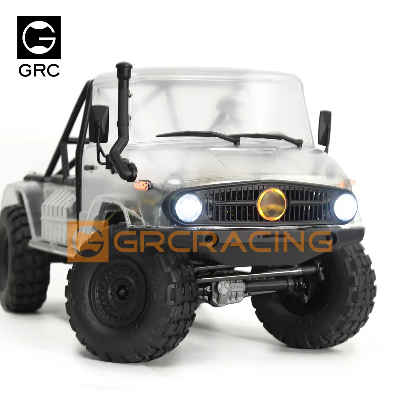 Unimog、ヘッドライトレンズ、ターンレンズとマウント、テールライト、umg10 benz用のgrc u10グリルマスクキット