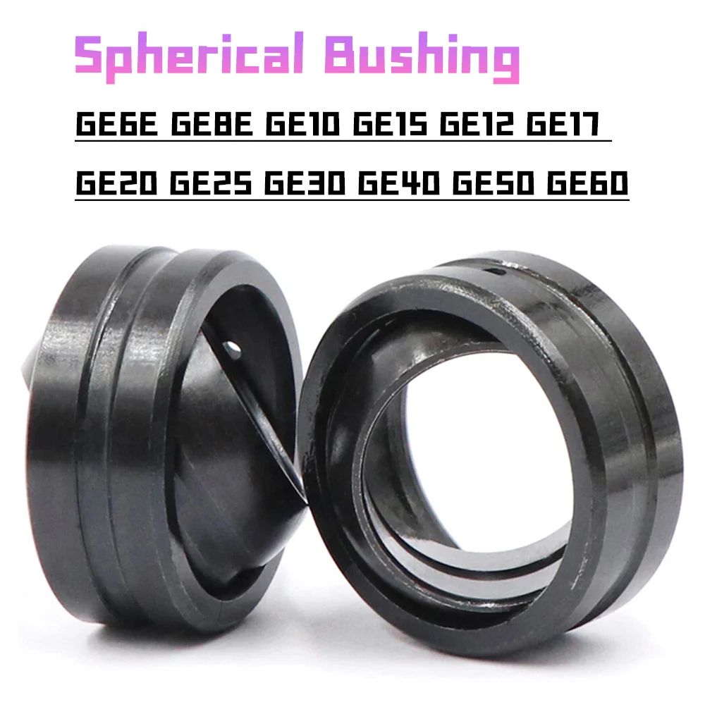 Spherical Bushing Plain Radial Bearing Self-lubricating Radial Bearings Ge6e Ge8e Ge10 Ge15 Ge12 Ge20 Ge25 Ge30 Ge40 Ge50 Ge60