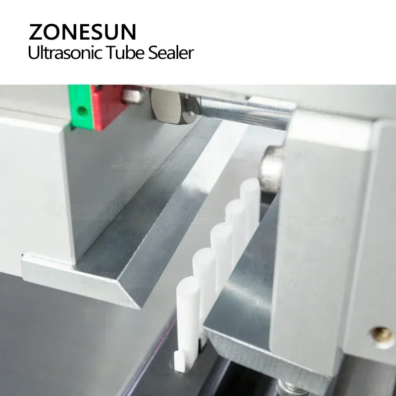 ZONESUN آلة الختم الحراري بالموجات فوق الصوتية ZS-FK003U لأنبوب البلاستيك المعدني الناعم 10-50 مم مع تهزهز قابل للتخصيص