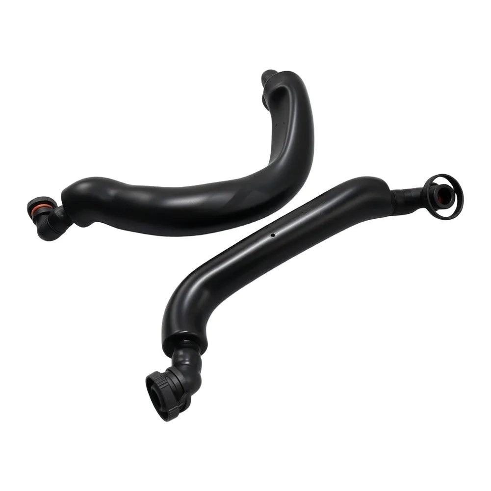 2PCS Crankcase Vent Hose for BMW For X5 4.4i 4.8is For 545i 745Li 2002 through 2006 Model Years OEM Equivalent
