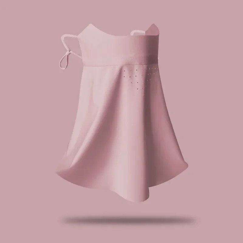 Women's Seamless Ice Silk-Like UV Face Mask – Ultra-Thin, Breathable & Sun Protection for Face