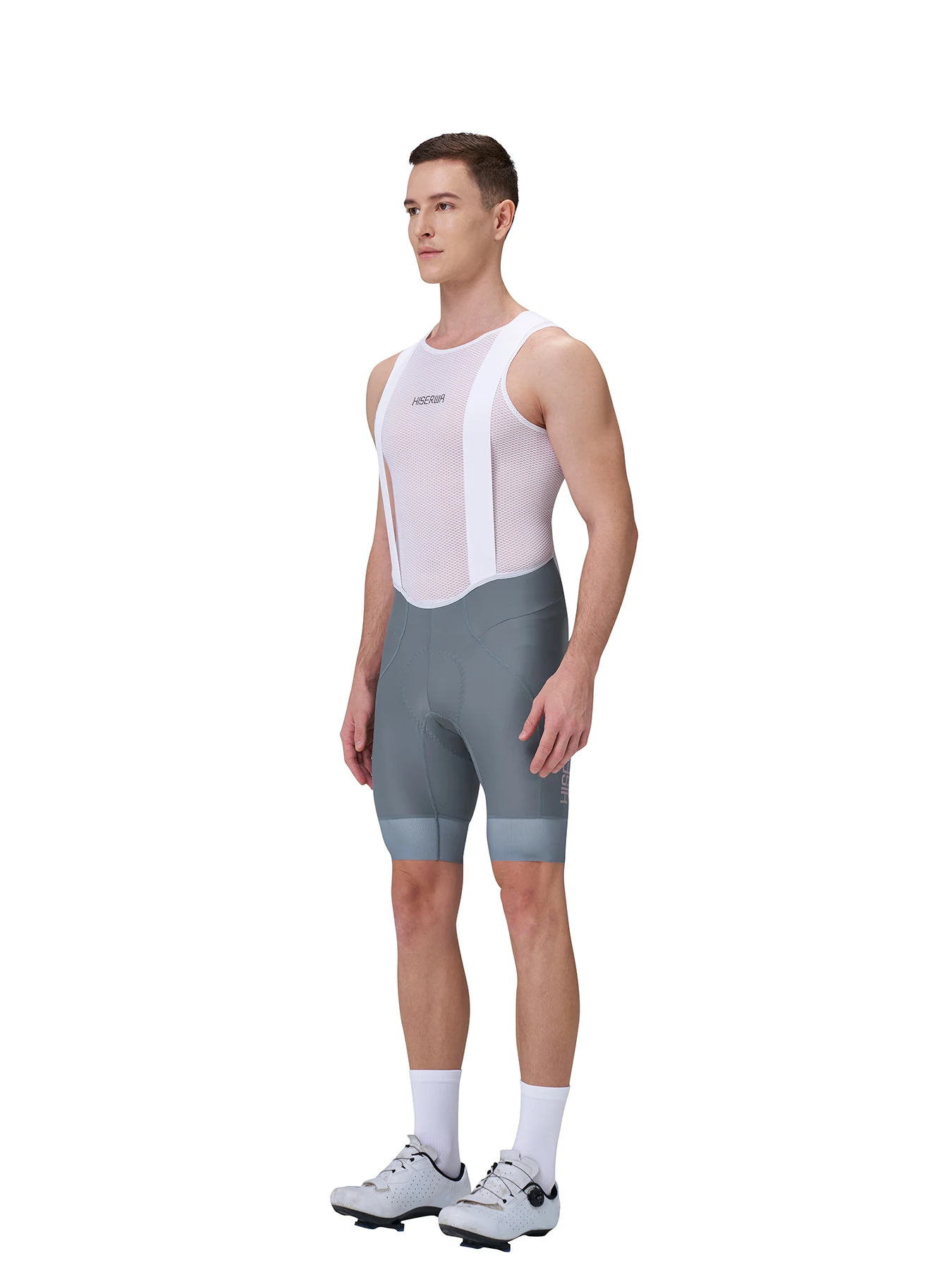 HISERWA Men Cycling Bib Shorts High Quality Mountain Bike Bib Shorts 7H Pro Team Elastic Interface Pad Men MTB Cycling Shorts image 2