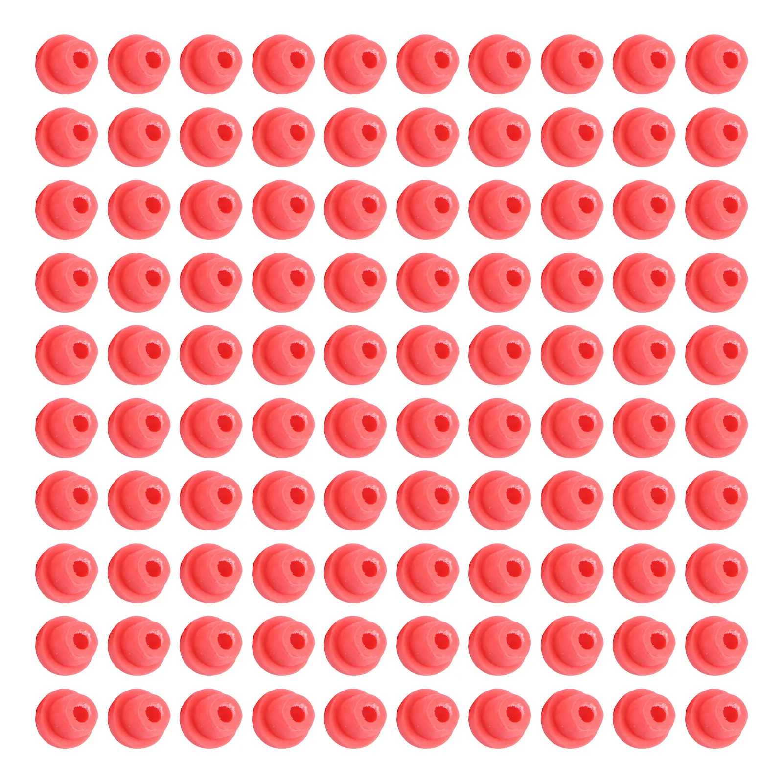 100Pcs Grommets Pin Cushion Silicone Grommet for Coil Tattoo Machines Armature Bar Stabilization Friction