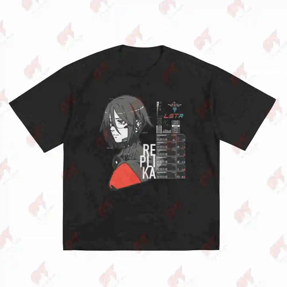 Signalis Anime Game Iconic Characters Replika Short Sleeve Tee 100% Cotton T-Shirt