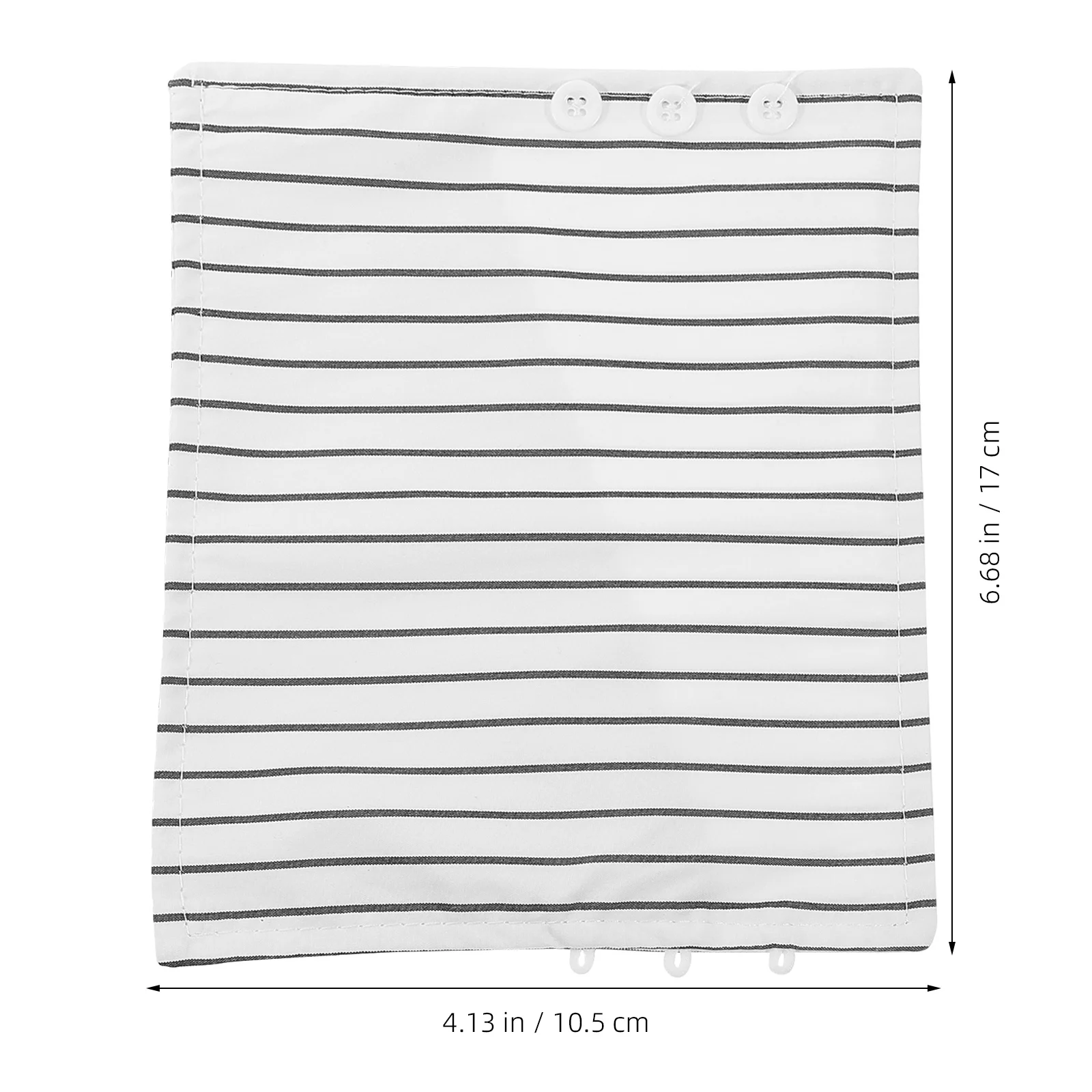 1 زوج الأبيض مخطط المعصم للنساء الرجال انفصال قميص الأصفاد بلوزة عصرية الأصفاد مرونة كم اكسسوارات للجنسين تصميم #6