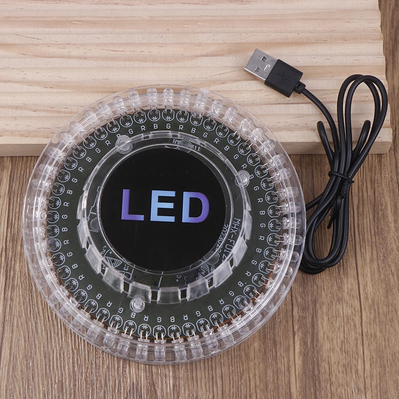 ضوء كرة ديسكو المنشط بالصوت، تأثير المسرح الدوار RGB LED، طاقة USB، إضاءة الحفلات الديناميكية لـ KTV والبار والمناسبات المنزلية
