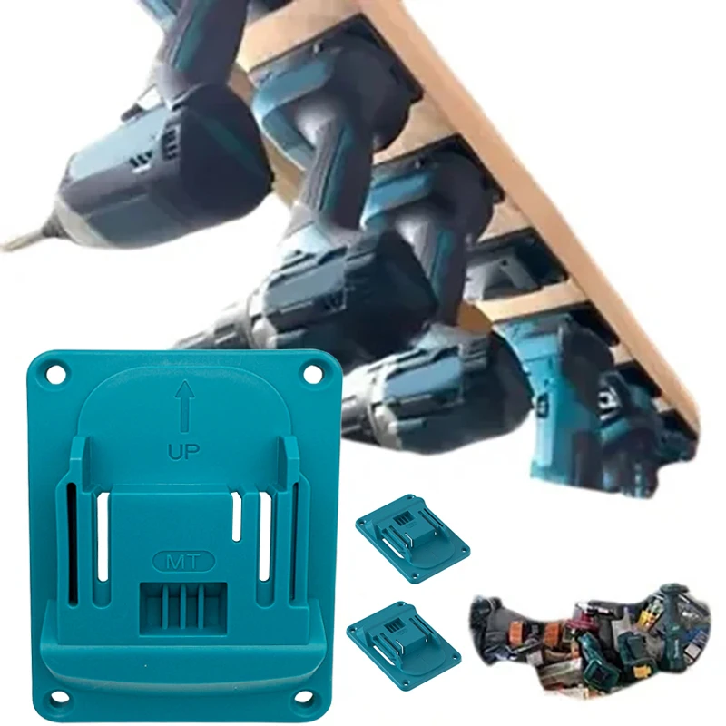 

5 Pcs Electric Drill Fixing Devices Li-ion Power Tools Wall Mounted Fixed Bracket Holder Display Rack for Makita 18V LXT Machine