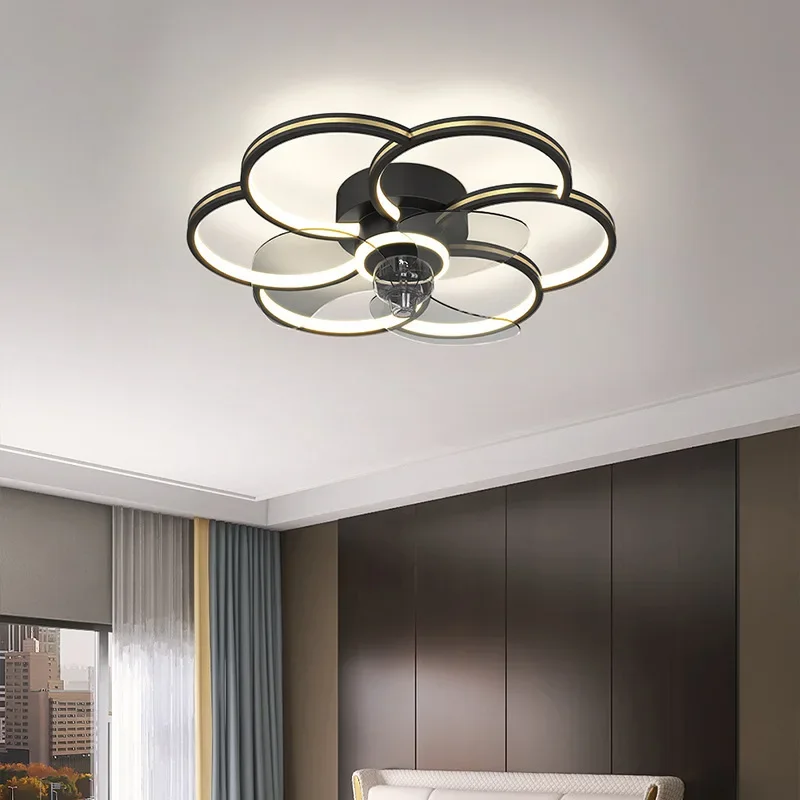 

Creative Home LED Chandeliers for Living Room Bedroom Study Dining Room Kitchen Light Indoor Black&Gold Lighting Chandelier Lamp