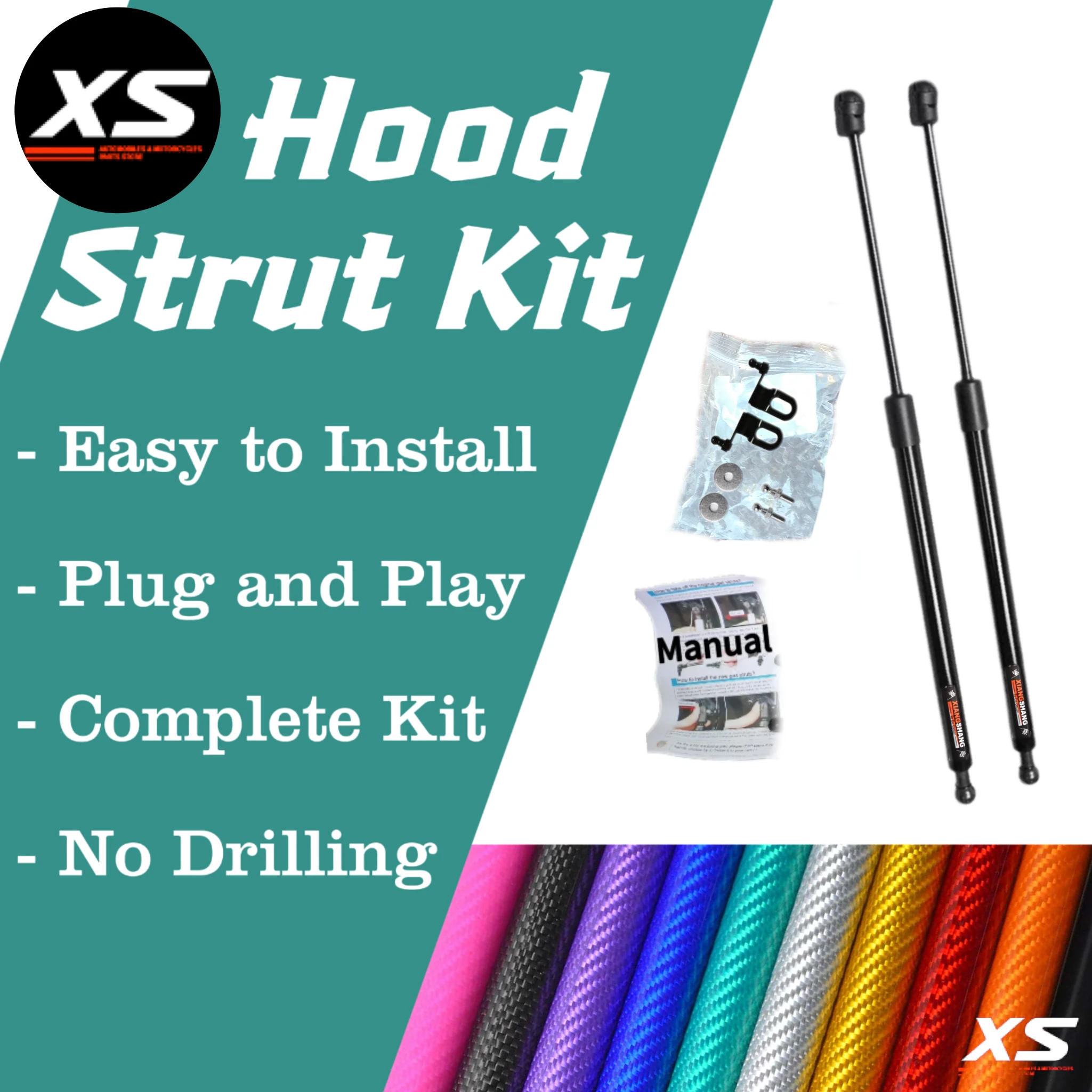 Hood Damper Struts For Mitsubishi Pajero Montero Shogun V20 NH NJ NL 1991-1999 Front Bonnet Lift Support Shock Absorber Prop Rod