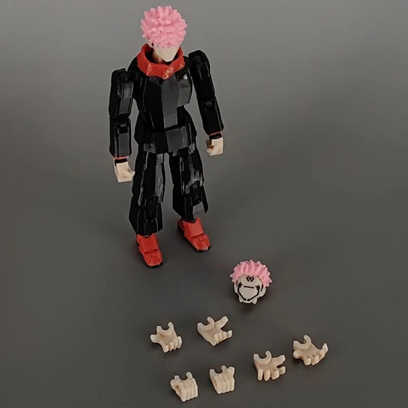 Jujutsu Kaisen 3D Printed Ryomen Sukuna Anime Multi-Jointed Shapeshift Toys Action Figures Mannequin Model Statue Ornaments Gift