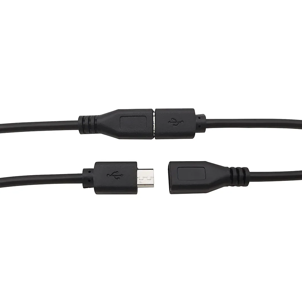 Cable Micro USB Macho-Hembra 2/4 Pines Carga Datos 0,3m 1m - imagen 5