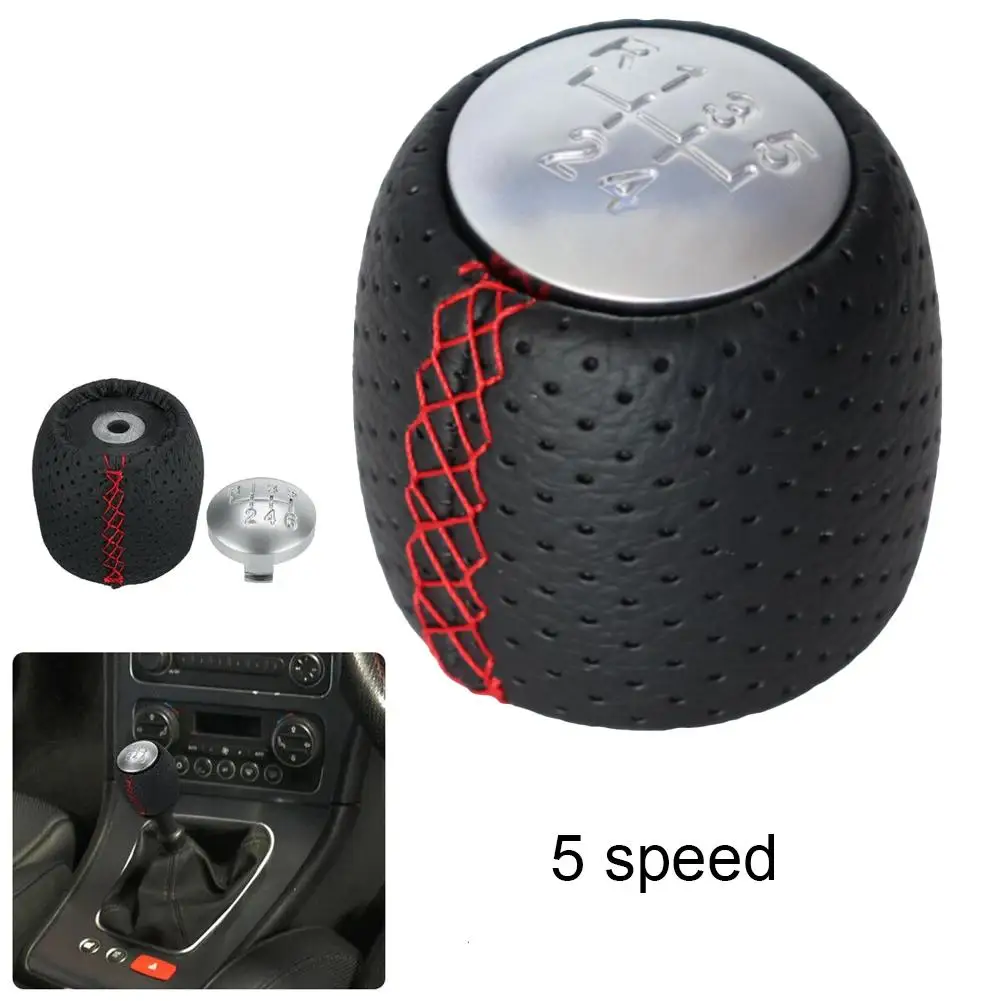 

Ручка переключения передач для улучшения впечатлений от вождения, стильная, хромированная, серебристая, 5/6-скоростная, с хромированным серебристым покрытием