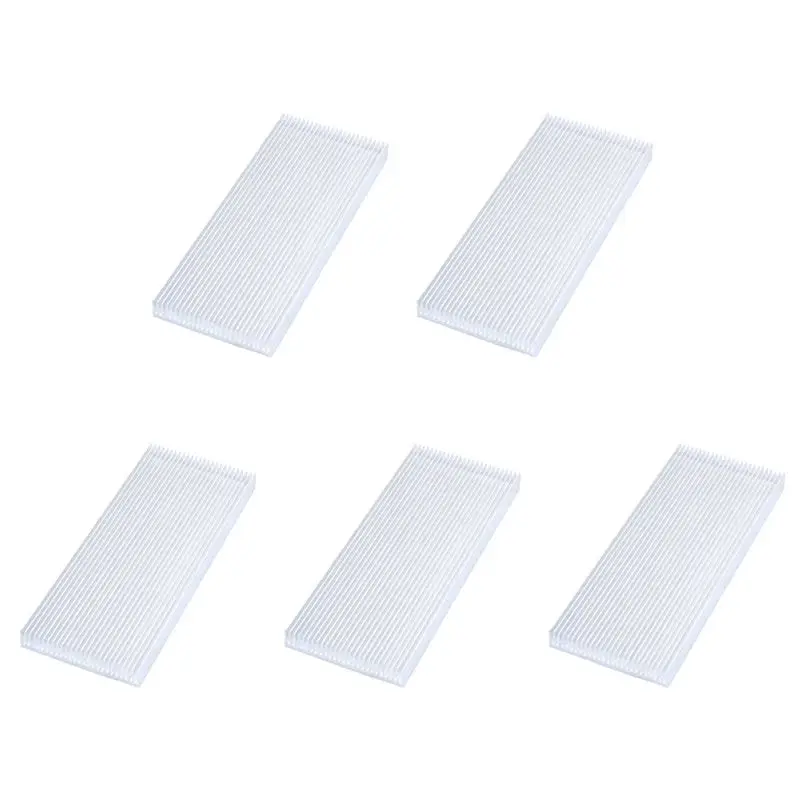 A01F-5X Aluminum Heat Sink Heatsink For High Power LED Amplifier Transistor 100X41x8mm