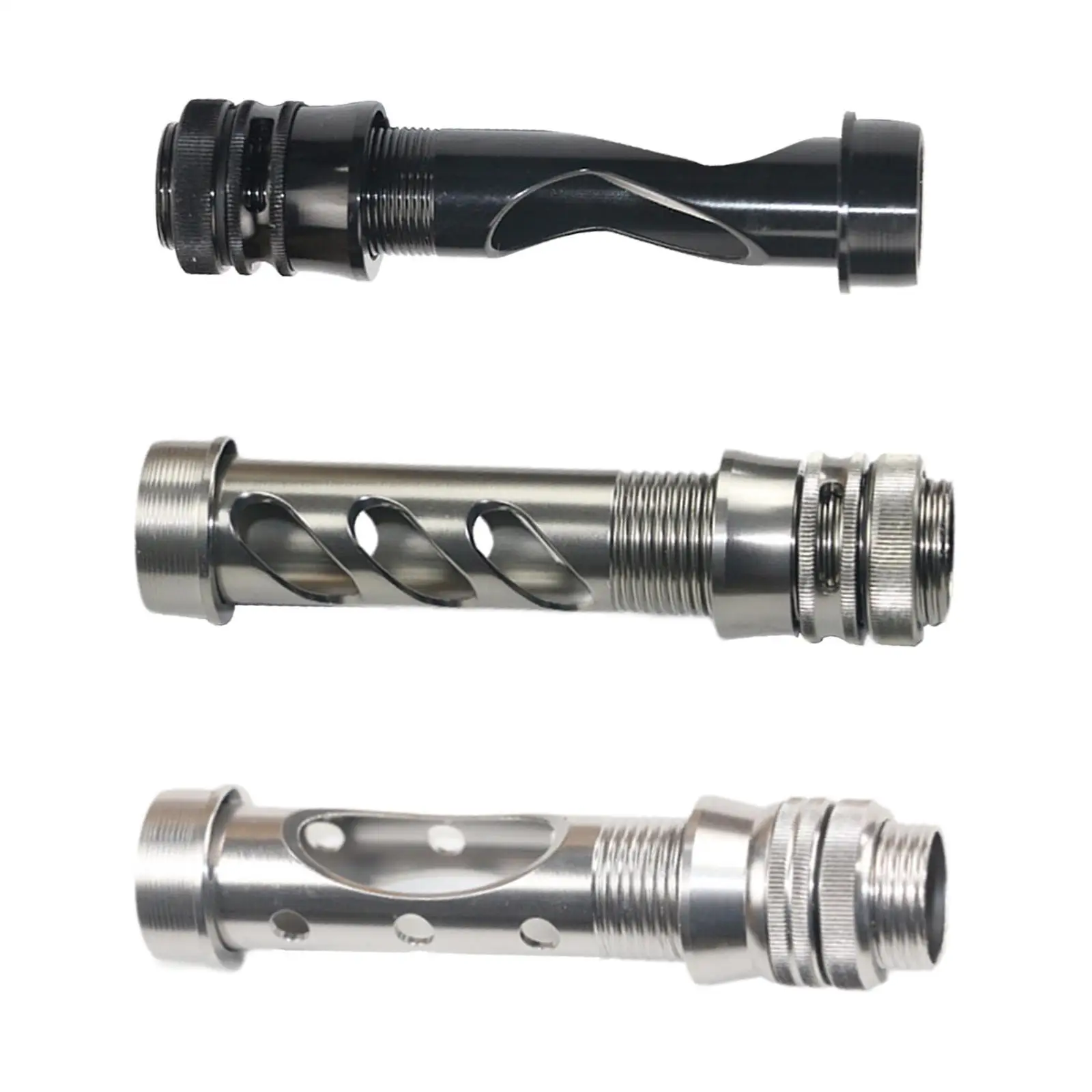 لتقوم بها بنفسك يطير الصيد رود مقعد الأجزاء المعدنية المحمولة المدمجة جوفاء الصيد التروس DIY بها بنفسك الصيد رود مقبض رف القطب إصلاح استبدال