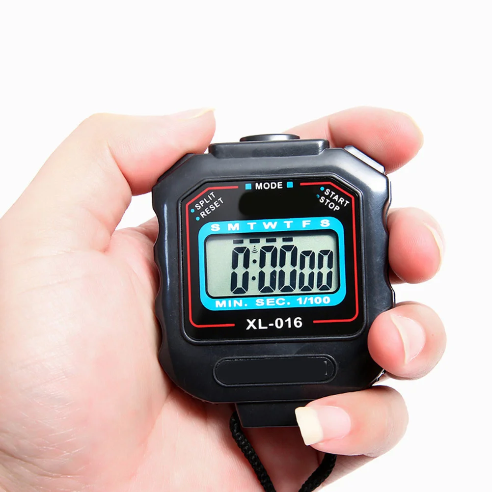 

Electronic Stopwatch Timer Large Display Shock-Resistant Lightweight Digital Sports Watch For Running Racing Swimming