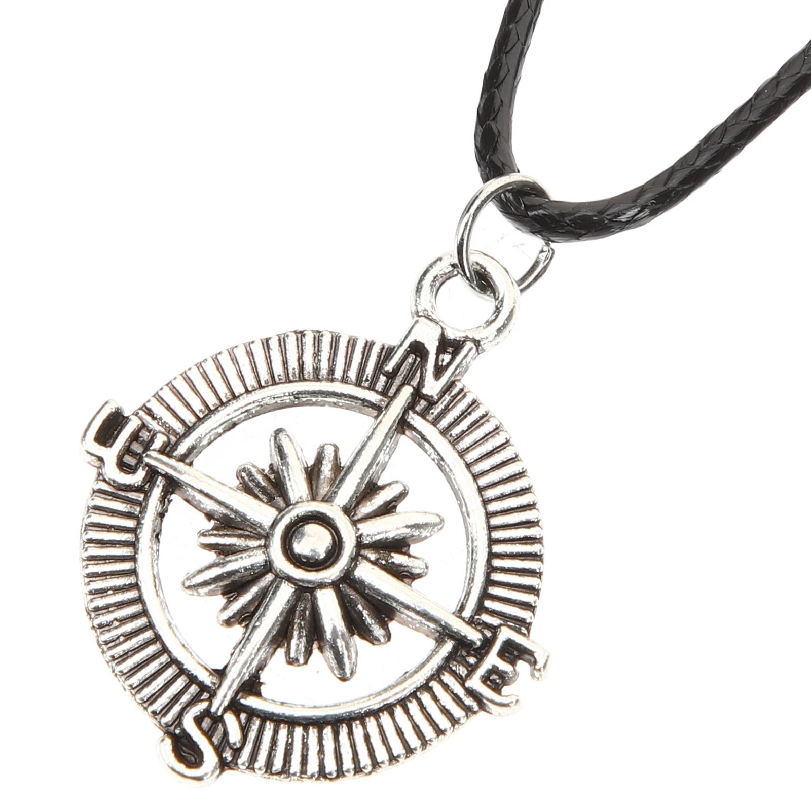 

Men Necklace Compass Pendant Chain Delicate Metal Jewelry Perfect for Father's Day Valentine's Gift Men Necklace