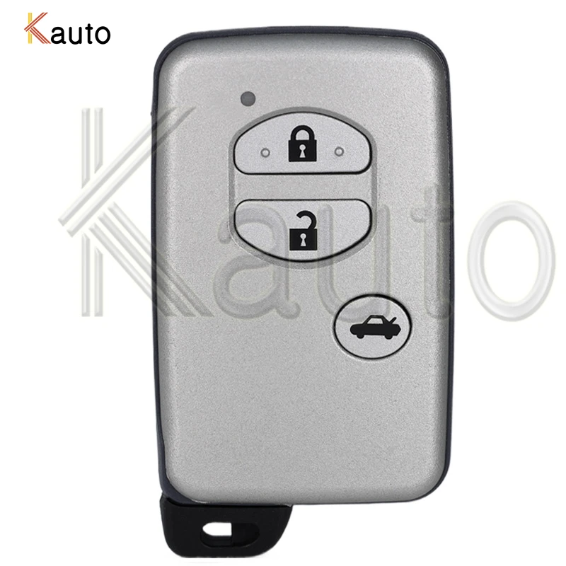 Chave de controle inteligente sem chave go a433 para toyota land cruiser prado 2008 + 89904-60a91 b77ea p1 98 4d-67 chip 3 botões chave remota do carro