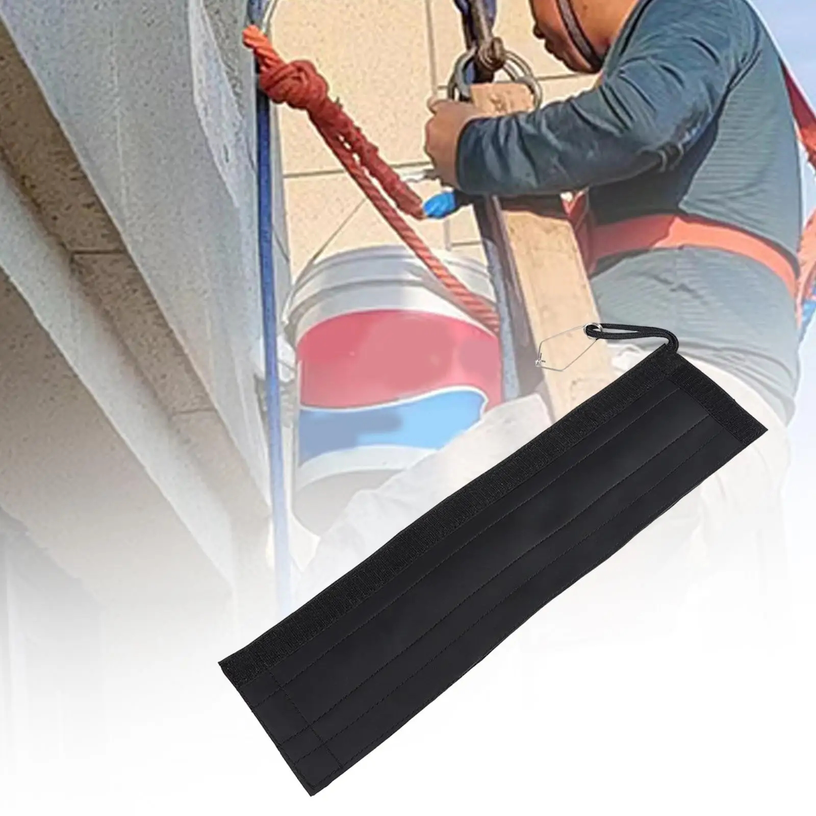 Heavy Duty ปีนเขาเชือก Protector สําหรับหลังคาต้นไม้การก่อสร้าง Camping ความปลอดภัยกลางแจ้งเกียร์ความต้านทานการขัดถู Padding