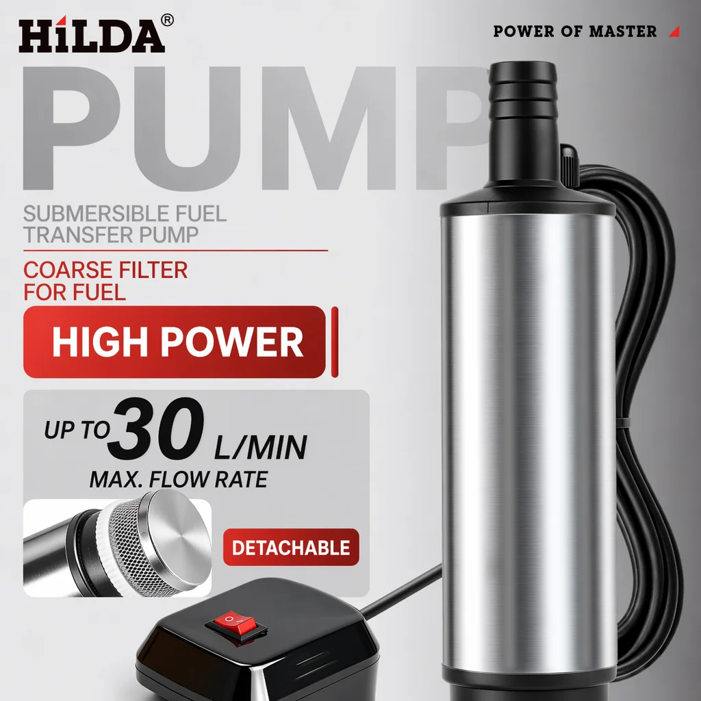 

Electric Pump Water Pump Submersible High Power Delivery Water Oil Portable Water Irrigation Refueling Vehicles Equipment