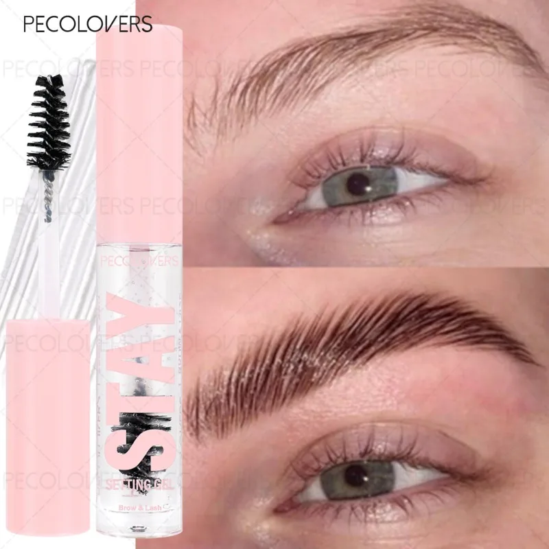 قطعة واحدة من جل الحواجب في أنبوب البودرة، جل حواجب شفاف، يدوم طويلاً وطبيعي، مقاوم للماء والعرق #1