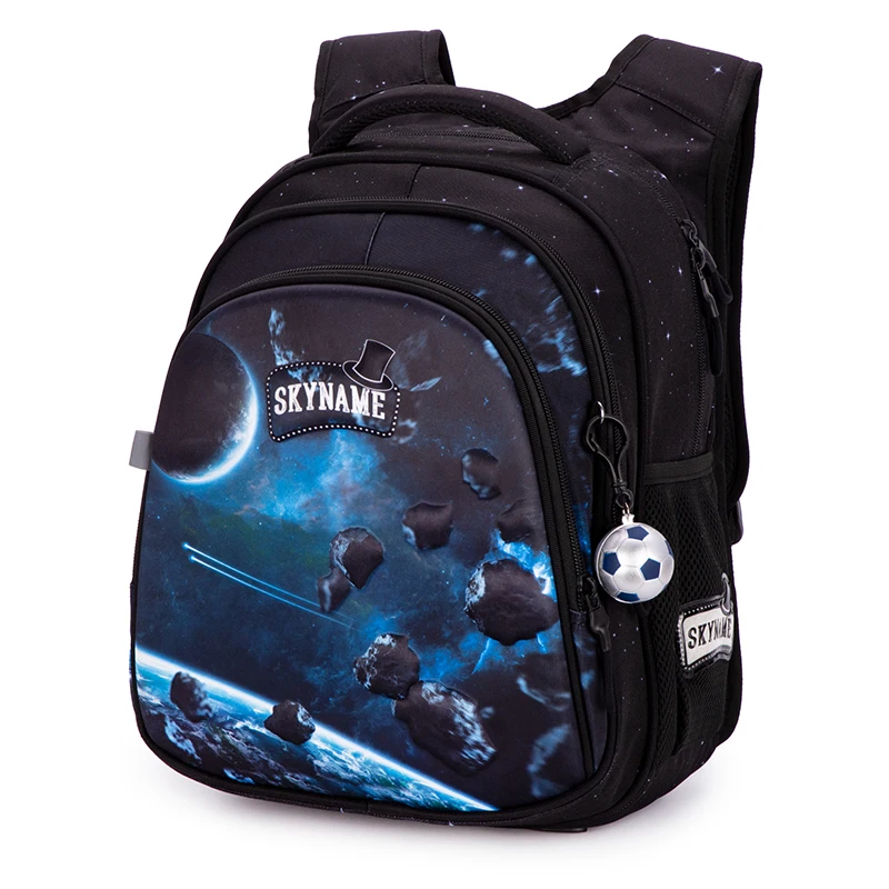 Top-Quality Boys Orthopedic School Bags Cartoon Planet Children Backpack Primary School Students Bookbag mochila infantil menina