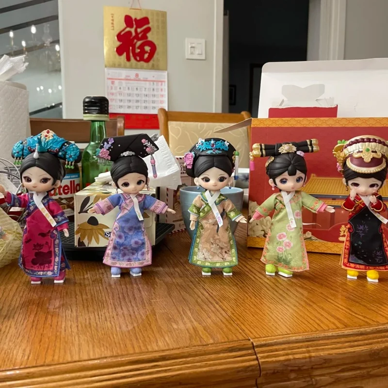 

Zhen Huan Chuan Bjd кукла фигурка слепая коробка подвижный шарнир милая игрушка орнамент коллекционный подарок для девочек модная слепая коробка игрушки