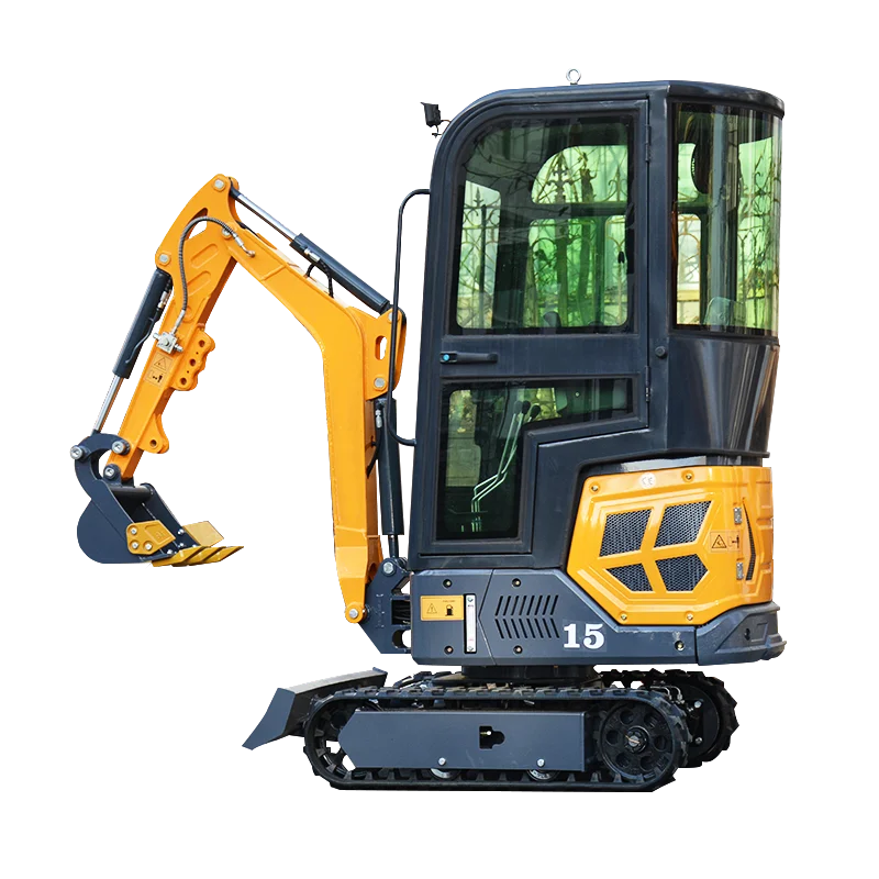 중국 맞춤형 1.5톤 미니 굴삭기 1.5톤 미니 굴착기 소형 굴삭기 농장 과수원 및 과수원 정원 작업용