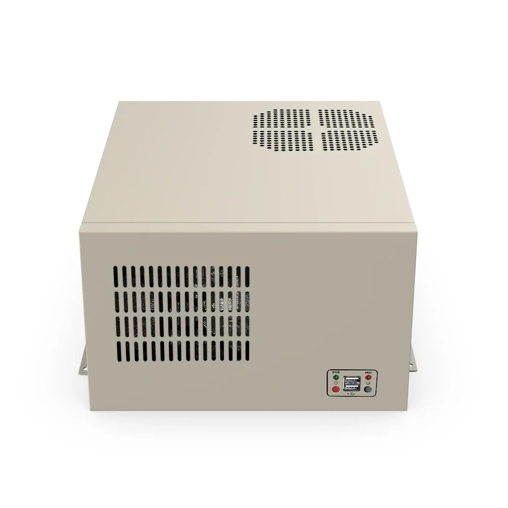 1PC 530B Air-cooled Wall Mounted MATX Motherboard ATX Power Supply Server Embedded in Industrial Control Chassis