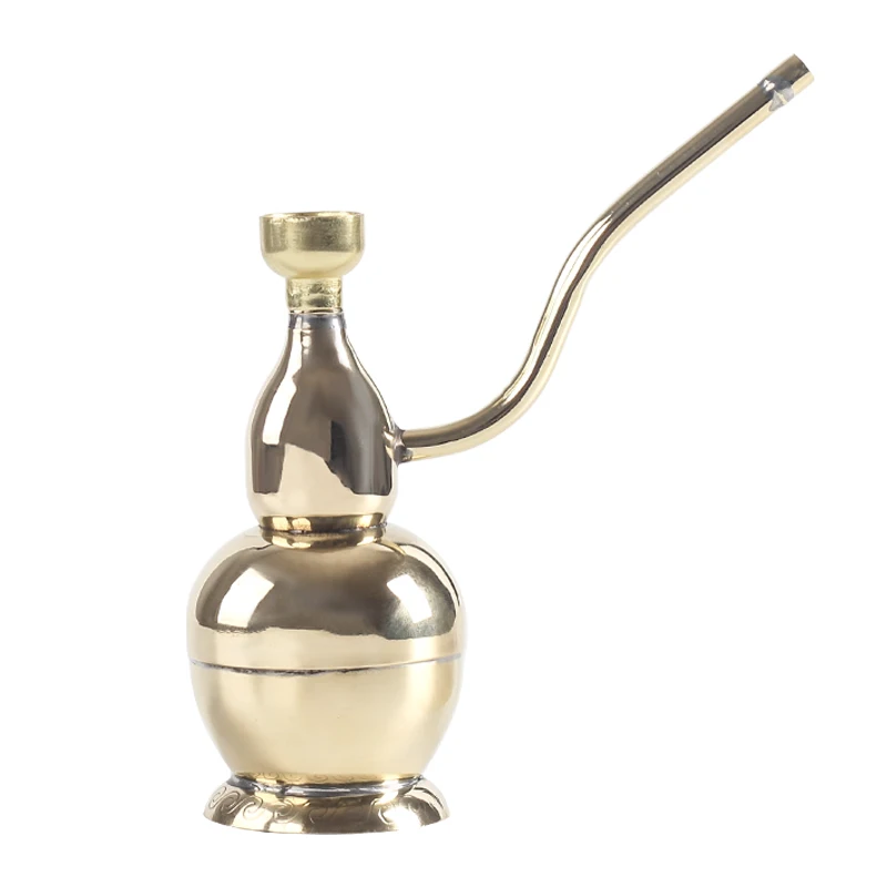 New 1pcs gourd shaped Water Smoking Pipe Mini hookah Narguile Cigarette Holder Filters smoking accessories JT2008F