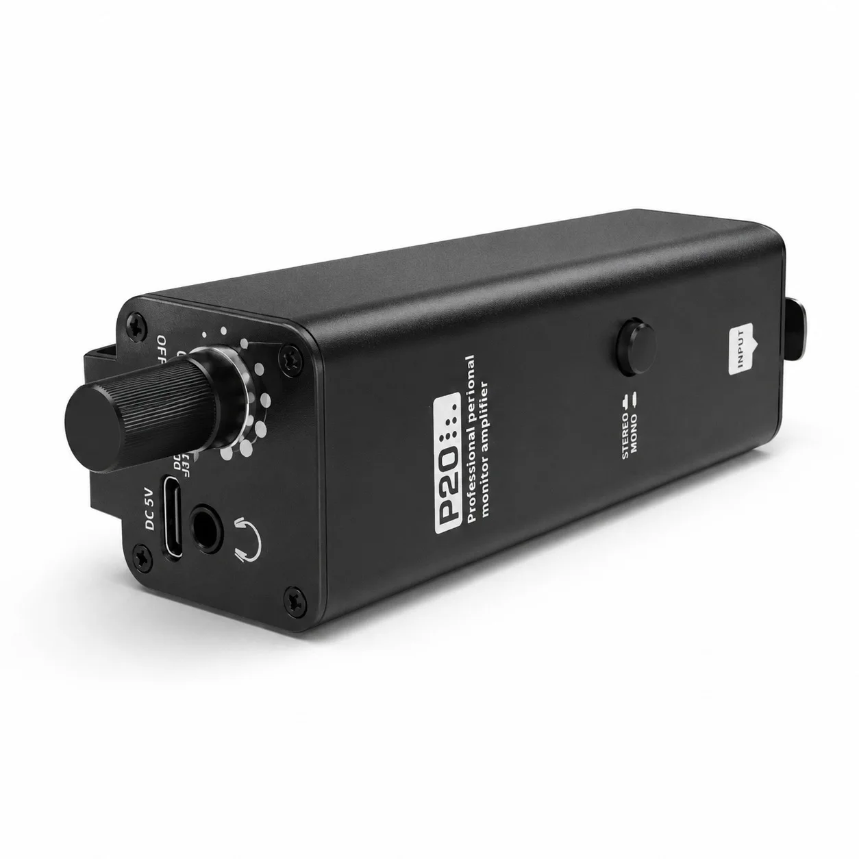 Immersive Headphone Amplifier, Ultra Compact Stereo Monitor Headphone Amplifier, Lightweight and Portable