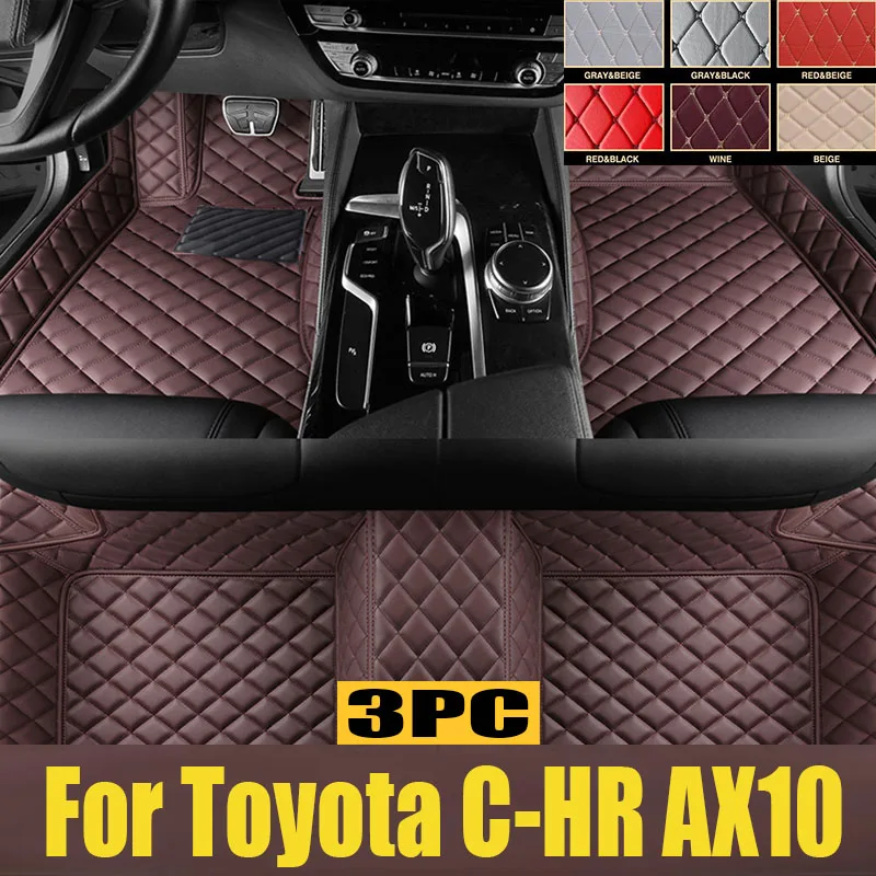 

For Toyota C-HR AX10 2018-2023 CHR LHD RHD Auto Car Floor Mats All-Weather Foot Mats Odorless Pad Waterproof Interior Accessory