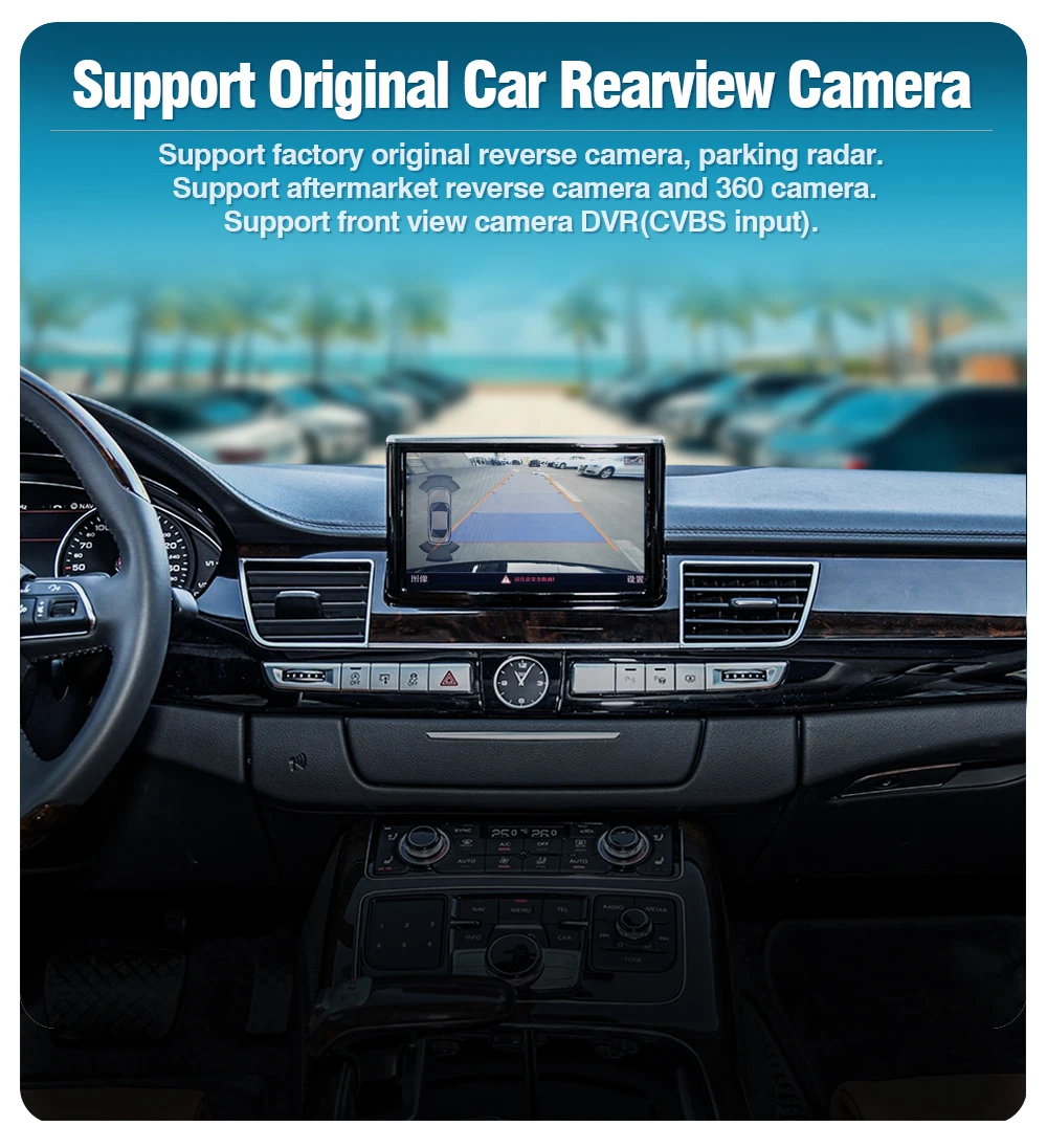 AUTOTOP Drahtlose Carplay Android Auto Retrofit Decoder Für Audi A8 A8L D4 2010-2017 HN + HNav + BNaV MMI 3G AirPlay Spiegel Link – Detail 11