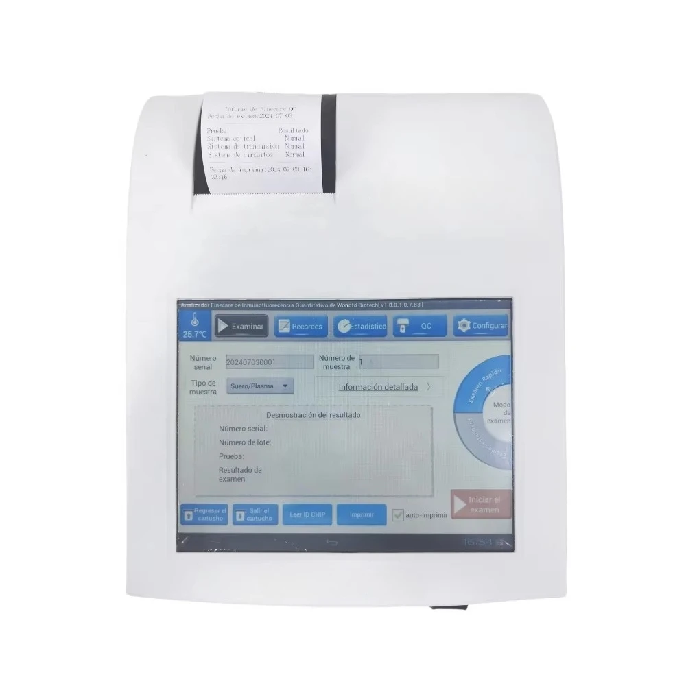 Analyzer FS-113 Immunoassay Analyzer Finecare HCG Finecare Test Kit HbA1c Analyzer FS-114 Fertility Test