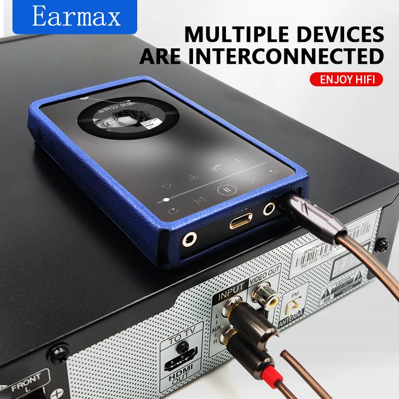 For Power Amplifier TV Audio Player Replaceable RCA Audio 2.5mm 4.4mm Balanced to 2 RCA Jack Upgrade Cable image 6
