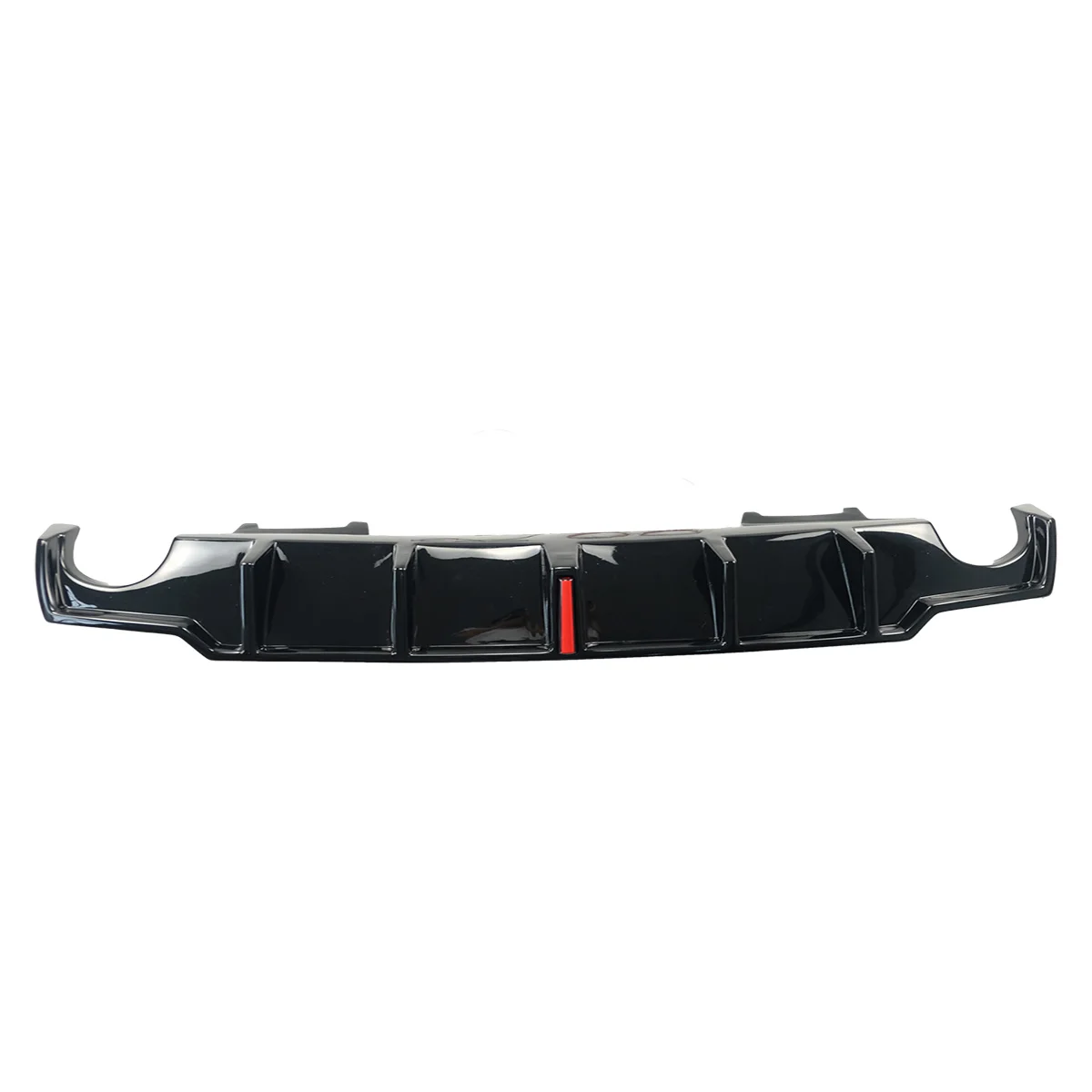 For Lexus IS250 IS300 IS350 2006-2012 Rear Bumper Diffuser With Light Car Accessories Spoiler Splitter Diffuser Body Kit