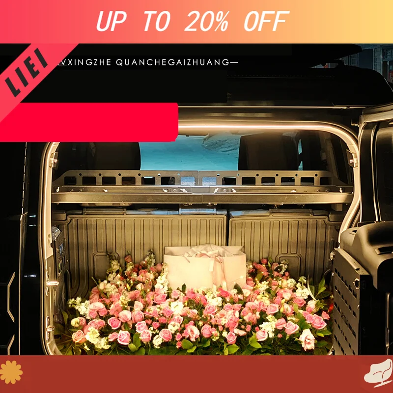 LIEI For Chery Jetour T2 2024 2023 Car Backup Trunk Ambient Lighting LED Decorative Lights Non-destructive Modification Accessor