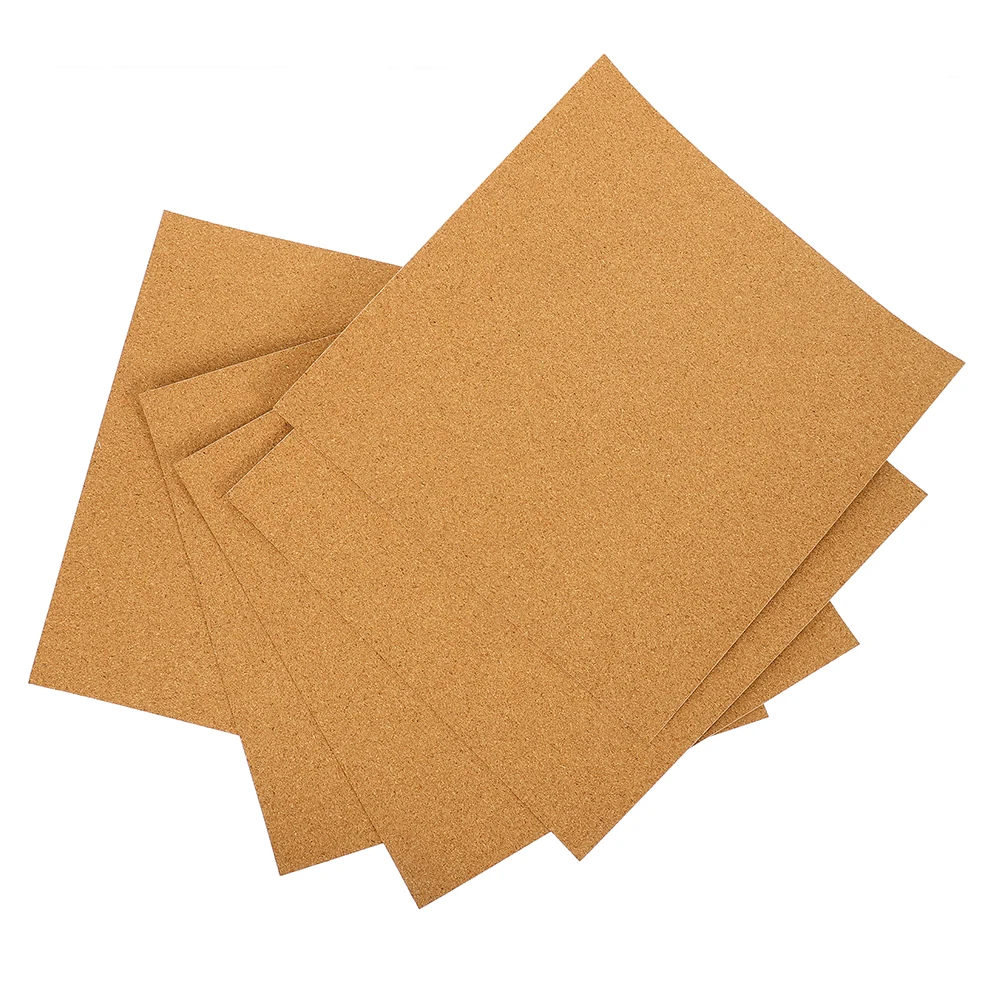 

5Pcs 300x300x2mm Thermal Insulation Cork Sheets Decorative Bulletin Board Easy Install for Home Office School Cork Board Squares