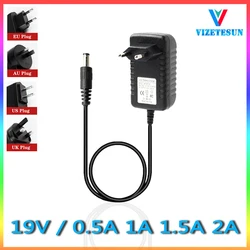 19V 0.5A 1A 1.5A 2A Robot Vacuum Cleaner Power Adapter DC 5.5*2.1MM