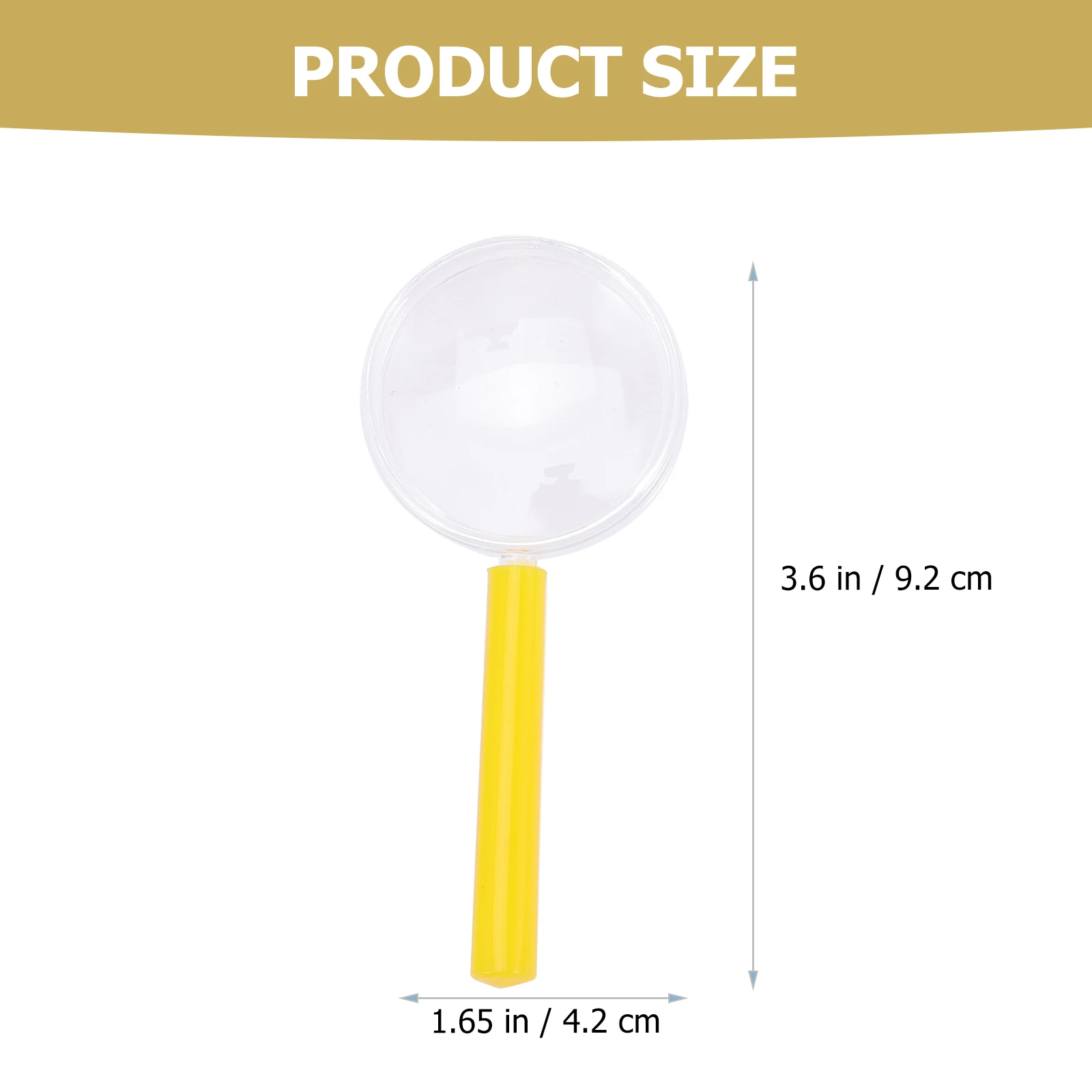 

30 Pcs Children's Magnifying Glass Portable Magnifier Lightweight Handheld Glasses Toy Set Mini Plastic Small Toddler