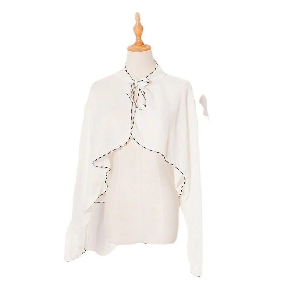 

Cycling and Driving Sunscreen Beach Shawl Summer Scarves Sun Protection Cape Korean Style Shawl Chiffon Scarf Sunscreen Shawl