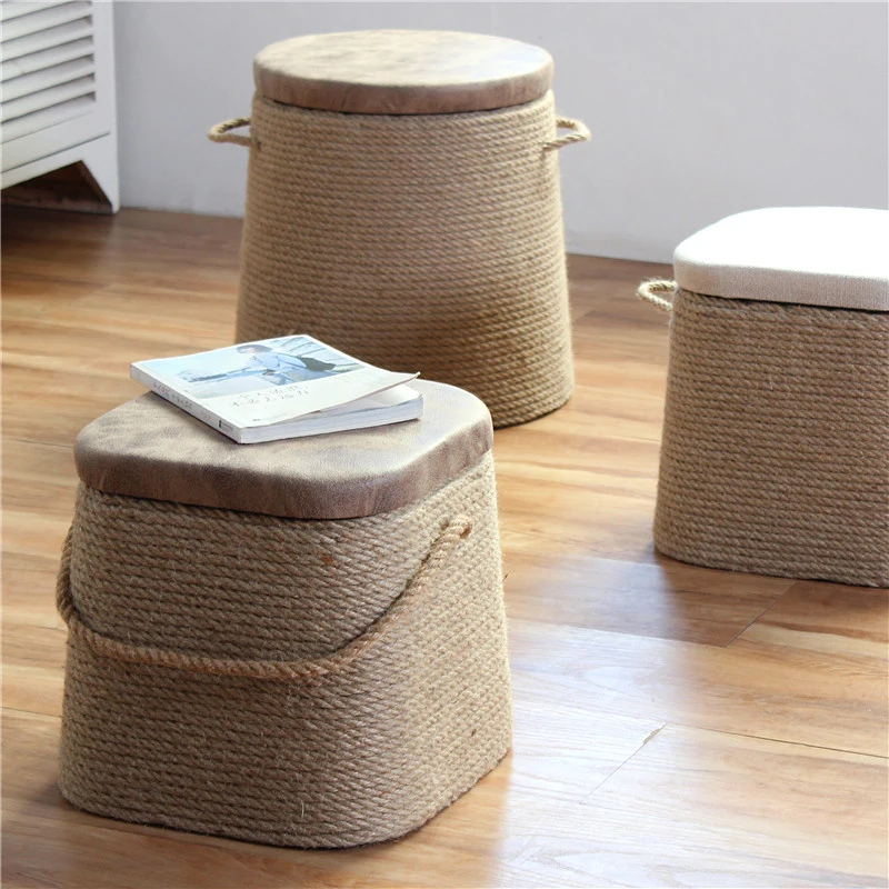 

French Style Multifunctional Simplicity Stools Designer Modern Bedroom Storage Stools Living Room Home Furniture Taburetes HBLC