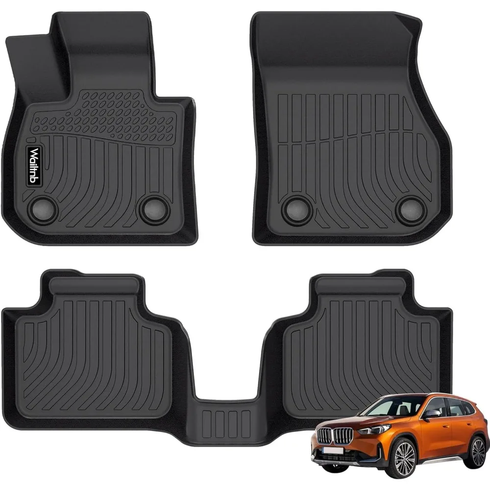 

US Floor Mats for BMW X1 2024 2023 Car Floor Liners Fits 2023 2024 BMW X1 All Weather Car Mats for BMW X1 Accessories