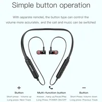 Awei G10BL Neckband Wireless Sports Headphones 5.3 Magnetic Bluetooth Earphones Hifi Bass Headset Waterproof Earbuds