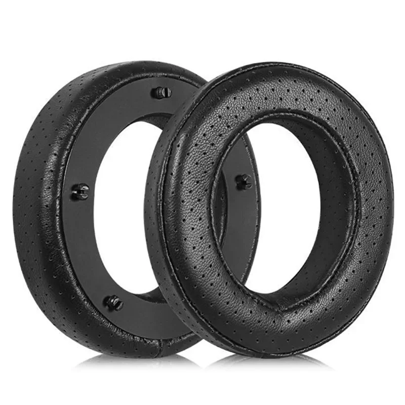 Per Focal CLEAR MG ELEGIA UTOPIA S TELLIA Cuffie di ricambio Cuscinetti auricolari in pelle di agnello Cuscinetti in pelle di pecora traforata nera