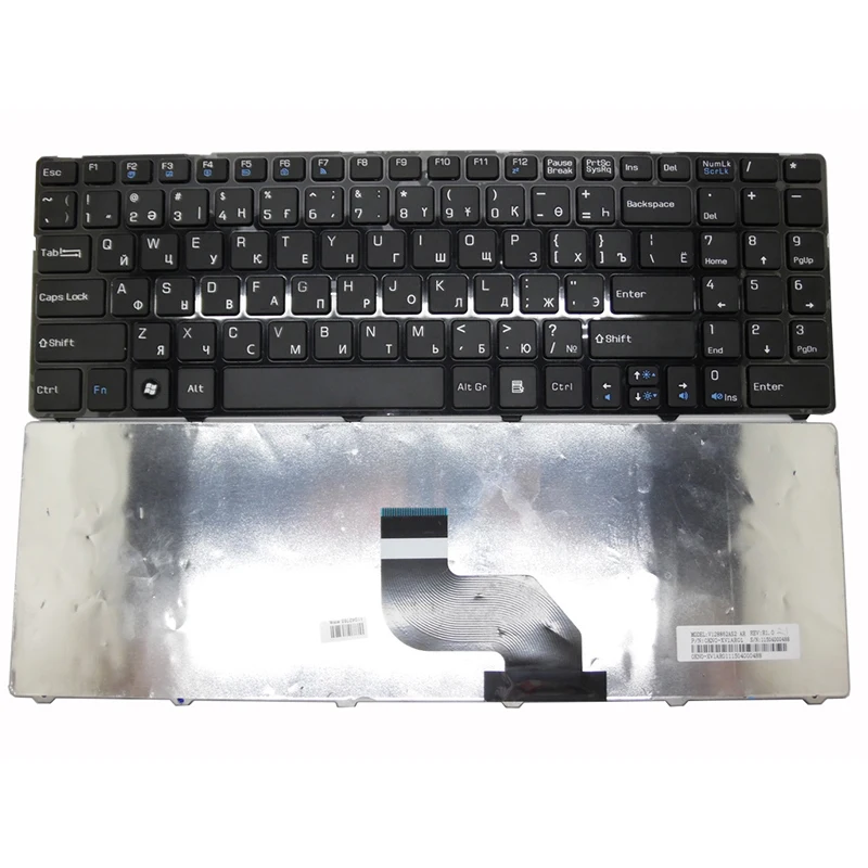 Laptop Keyboard For Pegatron A15 NK81MT09-01024D-00 0KN0-XV1TU08 V128862A Turkey TR/Russia RU/US New With Black Frame