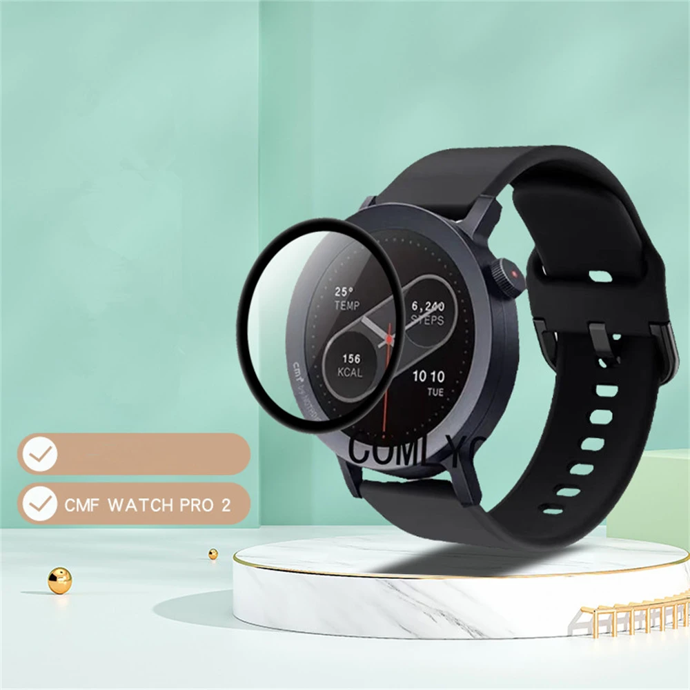 Для часов CMF WATCH PRO 2, изогнутая 3D пленка из композитного материала для часов CMF Watch Pro2, защитная пленка для экрана часов