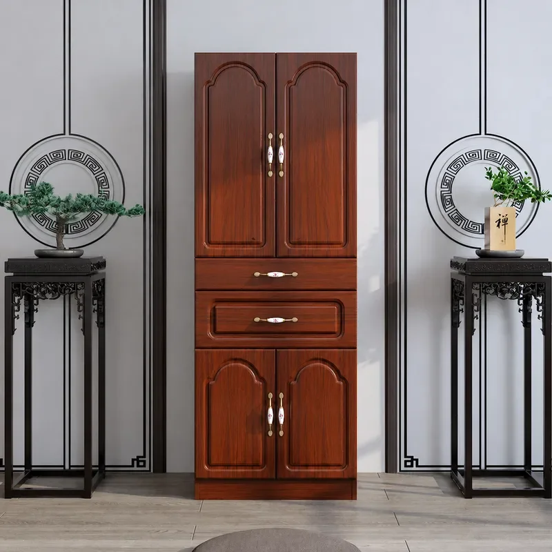 New Chinese Style Xiantang Cabinet Modern Three Layer Lucky Two Tier Supply Cabinet Household Entrance Cabinet for Living