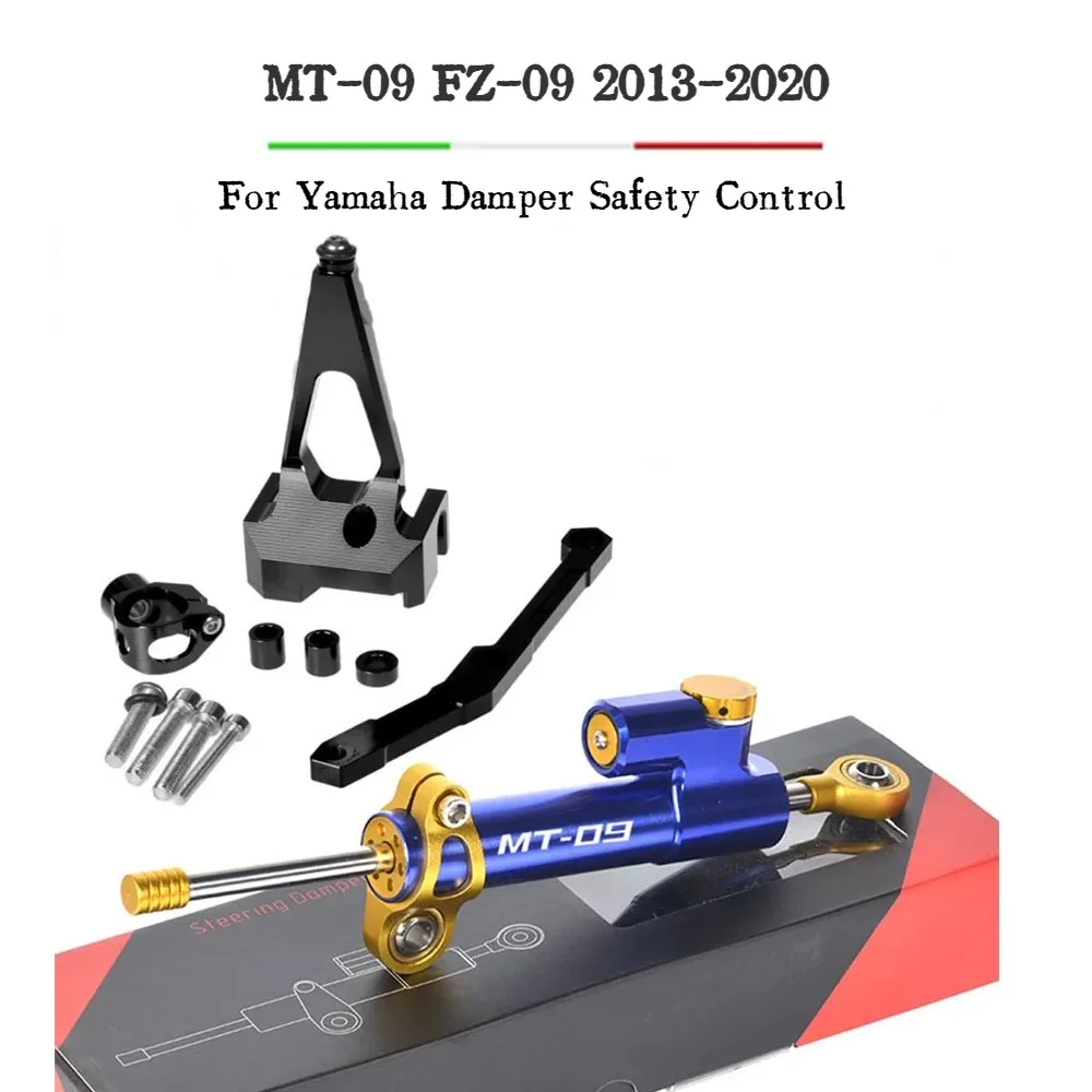 

Мотоциклетный стабилизатор руля, кронштейн демпфера для мотоцикла с ЧПУ для Yamaha MT-09 MT09 FZ09 FZ-09 2013-2020 2015 2014